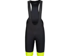 Pearl iZUMi Attack Bib Shorts (Black/Screaming Yellow) (L)