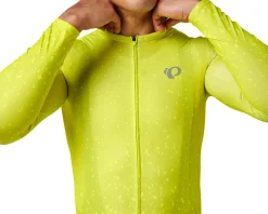 Pearl iZUMi Attack Long Sleeve Jersey (Screaming Yellow Splatera) (L)