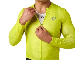 Pearl iZUMi Attack Long Sleeve Jersey (Screaming Yellow Splatera) (L)