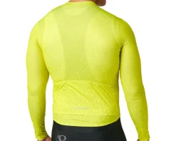 Pearl iZUMi Attack Long Sleeve Jersey (Screaming Yellow Splatera) (L)