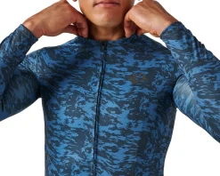 Pearl iZUMi Attack Long Sleeve Jersey (Dark Slate Waverock) (M)