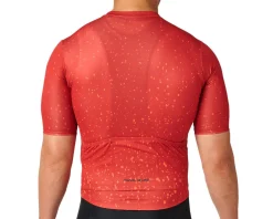 Pearl iZUMi Attack Short Sleeve Jersey (Chili Splatera) (M)