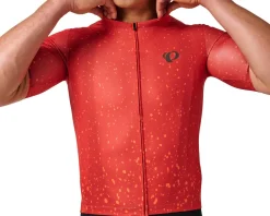 Pearl iZUMi Attack Short Sleeve Jersey (Chili Splatera) (M)