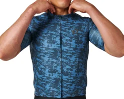 Pearl iZUMi Attack Short Sleeve Jersey (Dark Slate Waverock) (L)