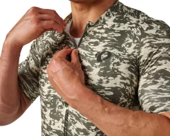 Pearl iZUMi Attack Short Sleeve Jersey (Deep Lichen Green Waverock) (L)