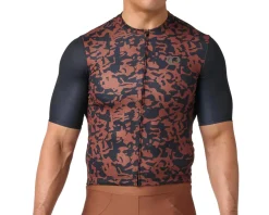Pearl iZUMi Attack Short Sleeve Jersey (Root Beer Crumple) (L)