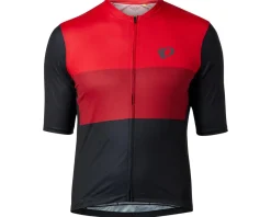 Pearl iZUMi Men's Attack Short Sleeve Jersey (Red Dahlia Tri Color) (S)