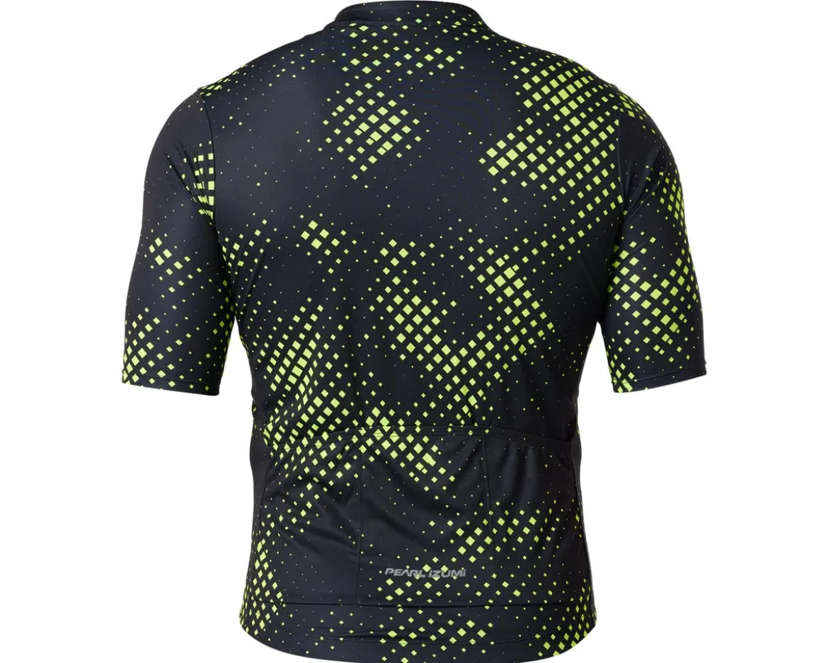 Pearl iZUMi Men's Attack Short Sleeve Jersey (Black/SY Bit Map) (S)