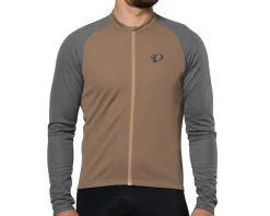 Pearl iZUMi Quest Long Sleeve Jersey (Toasted Coconut/Dark Shadow) (L)