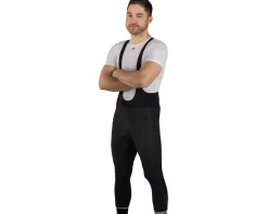 Pearl iZUMi Thermal Cycling 3/4 Bib Tights (Black) (L) (w/ Chamois)