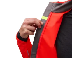 Pearl iZUMi Women's Attack Hybrid Jacket (Fiery Coral/Black) (S)