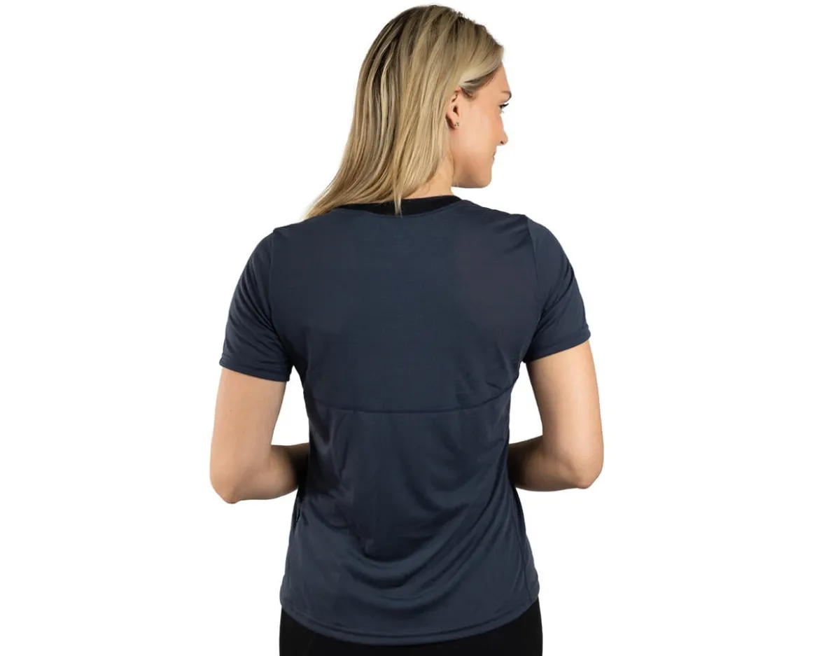 Pearl iZUMi Women's Canyon Short Sleeve Jersey (Dark Ink) (XL)