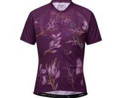 Pearl iZUMi Women's Classic Short Sleeve Jersey (Dark Violet/Gold Wildflower) (L)