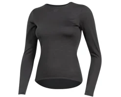 Pearl iZUMi Women’s Merino Long Sleeve Base Layer (Phantom) (XS)
