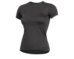 Pearl iZUMi Women’s Merino Short Sleeve Base Layer (Phantom) (S)