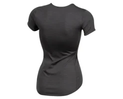 Pearl iZUMi Women’s Merino Short Sleeve Base Layer (Phantom) (S)