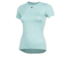 Pearl iZUMi Women’s Merino Short Sleeve Base Layer (Aquifer) (XS)