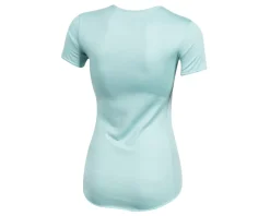 Pearl iZUMi Women’s Merino Short Sleeve Base Layer (Aquifer) (XS)
