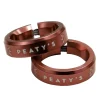 Peaty's Monarch Grip Lockrings (Red) (Pair)