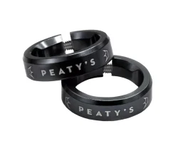 Peaty's Monarch Grip Lockrings (Black) (Pair)