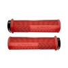 Peaty's Mushroom Thick Lock-On Grips (Red) (Pair)