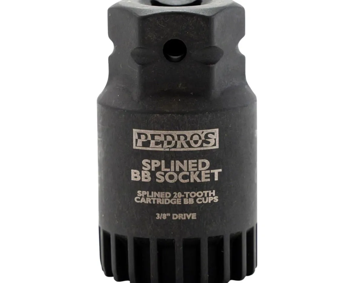 Pedro's Bottom Bracket Socket Tool (Fits Shimano/Isis) (20-Tooth Splined) (3/8" Drive)