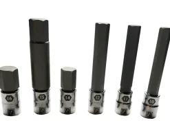 Pedro's Large Sized Hex Bit Set (10-16mm) ( 6 Hex Bits)
