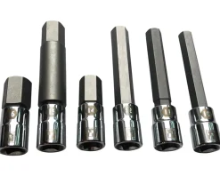 Pedro's Large Sized Hex Bit Set (10-16mm) ( 6 Hex Bits)