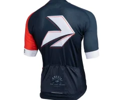 Performance Men's Nova Pro Cycling Jersey (Blue/Red) (Slim) (S)