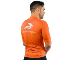 Performance Men's Nova Pro Cycling Jersey (Orange) (Slim) (S)