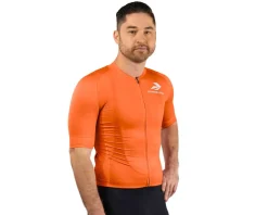 Performance Men's Nova Pro Cycling Jersey (Orange) (Slim) (S)