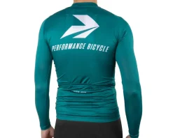 Performance x Voler Air Long Sleeve Jersey (Blue Green) (XS)
