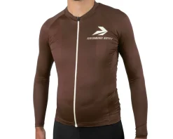 Performance x Voler Air Long Sleeve Jersey (Brown) (XS)