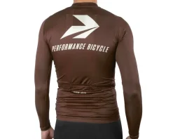Performance x Voler Air Long Sleeve Jersey (Brown) (XS)