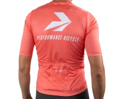 Performance x Voler Pro Air Zipperless Short Sleeve Jersey (Coral) (M)