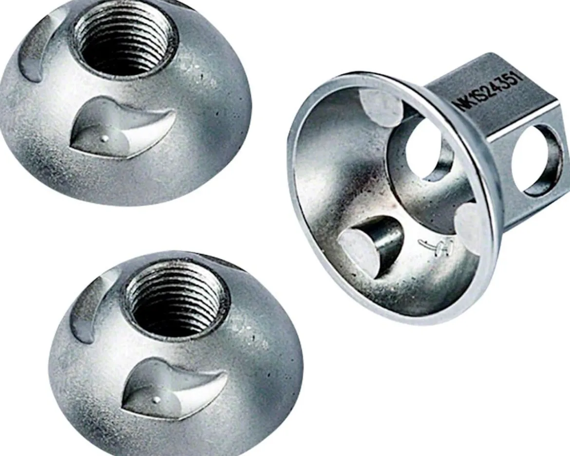 Pinhead Solid Axle Locking Nuts (M9)