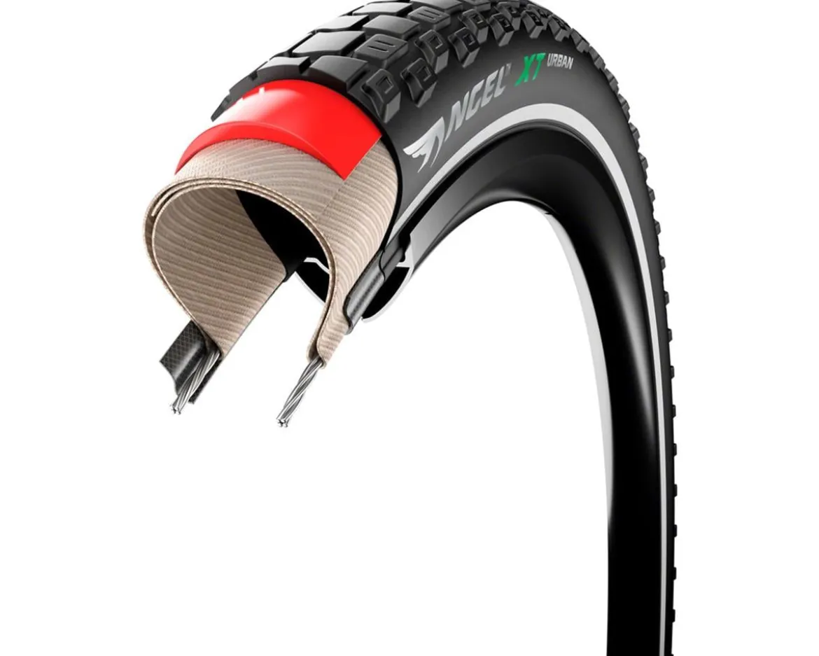 Pirelli Angel XT Urban/Hybrid Tire (Black/Reflective) (Wire Bead) (700c) (57mm)