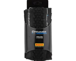 Pirelli Cinturato Gravel S Tubeless Tire (Black) (700c) (40mm) (SpeedGrip/TechWALL)