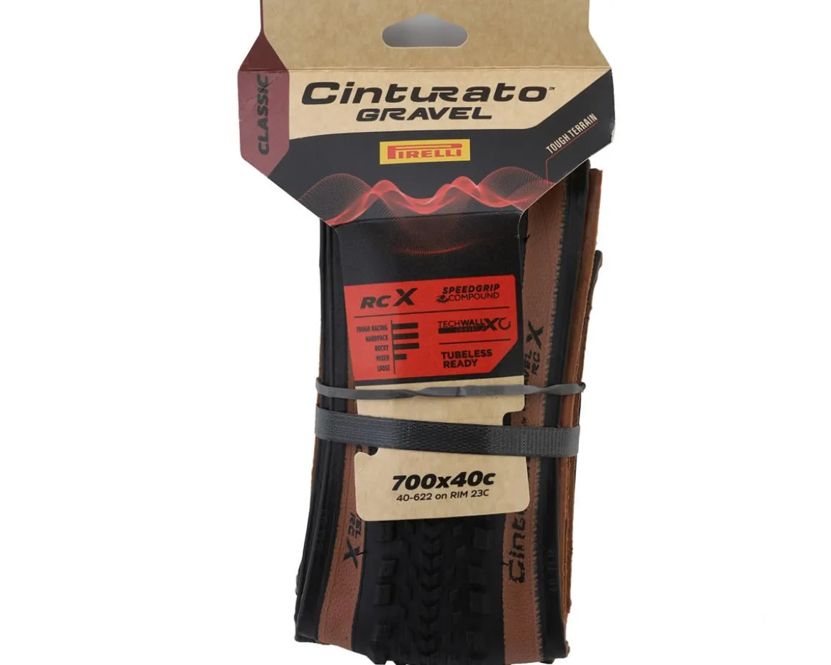 Pirelli Cinturato Gravel RCX Tubeless Tire (Para) (Folding Bead) (700c) (40mm)