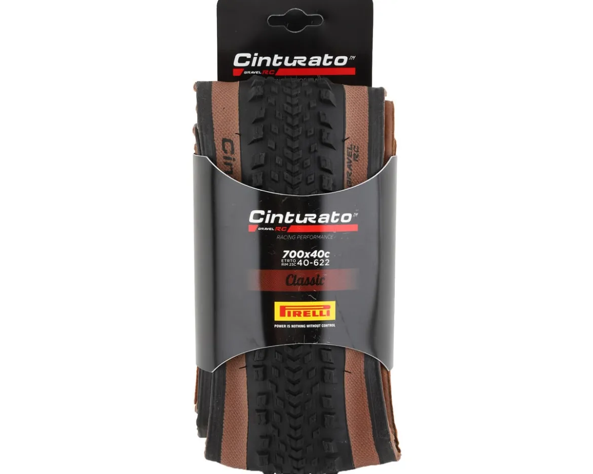 Pirelli Cinturato Gravel RC Tubeless Tire (Tan Wall) (700c) (40mm) (SpeedGrip/TechWALL)