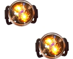 Planet Bike Button Blinky Side Light Set (Amber)