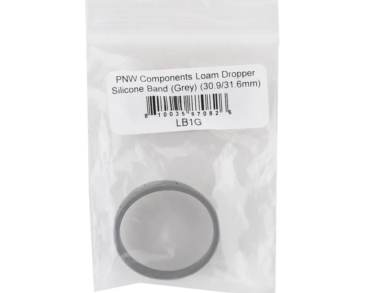 PNW Components Loam Dropper Silicone Band (Grey) (30.9/31.6mm)
