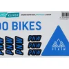 PNW Components X Ground Keeper Custom Handlebar Decal Kit (Pacific Blue) (For Loam and Range Gen 4)