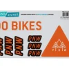 PNW Components X Ground Keeper Custom Handlebar Decal Kit (Safety Orange) (For Loam and Range Gen 4)