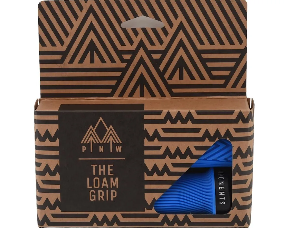 PNW Components Loam Mountain Lock-On Grips (Pacific Blue) (Regular)