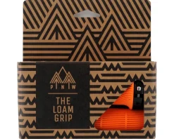 PNW Components Loam Mountain Lock-On Grips (Safety Orange) (Regular)