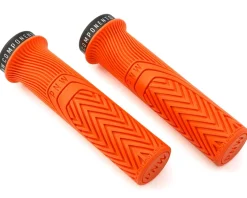 PNW Components Loam Mountain Lock-On Grips (Safety Orange) (Regular)