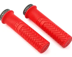 PNW Components Loam Mountain Lock-On Grips (Really Red) (Regular)