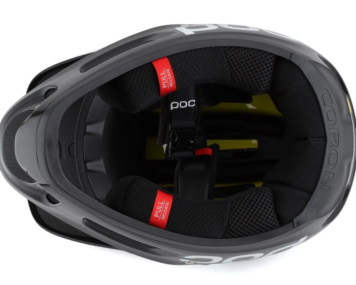 POC Coron Air MIPS Full Face Helmet (Black) (L)
