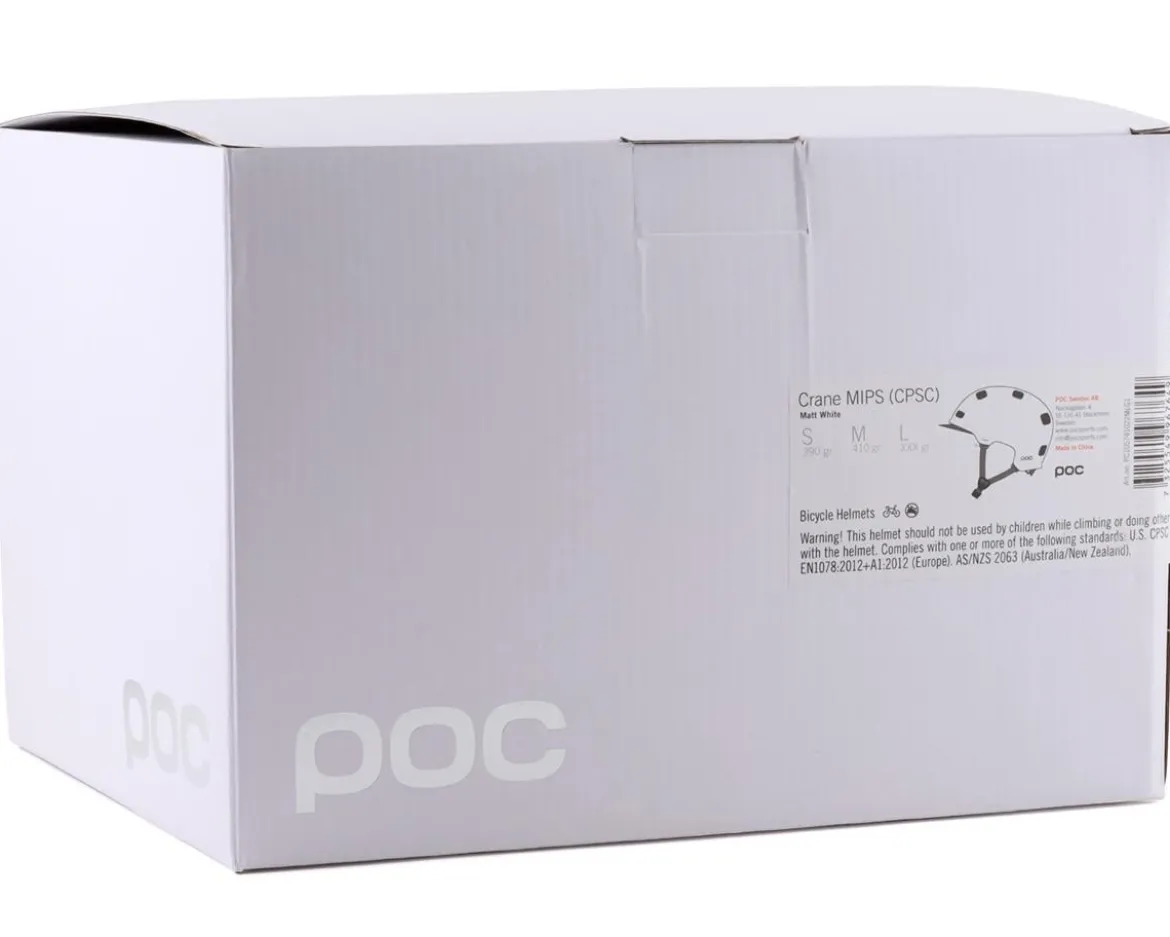 POC Crane MIPS Helmet (Matte White) (M)
